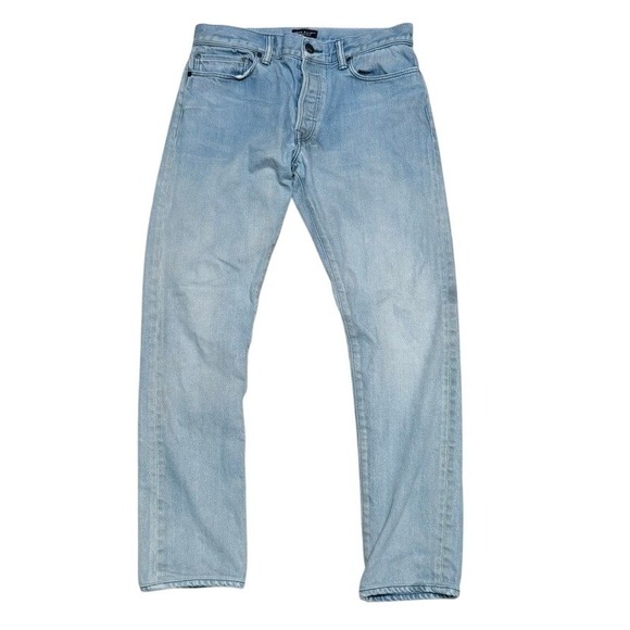 John Elliott Denim - John Elliott Season Seven Japanese Denim Light Wash Cigarette Jeans Women's 32